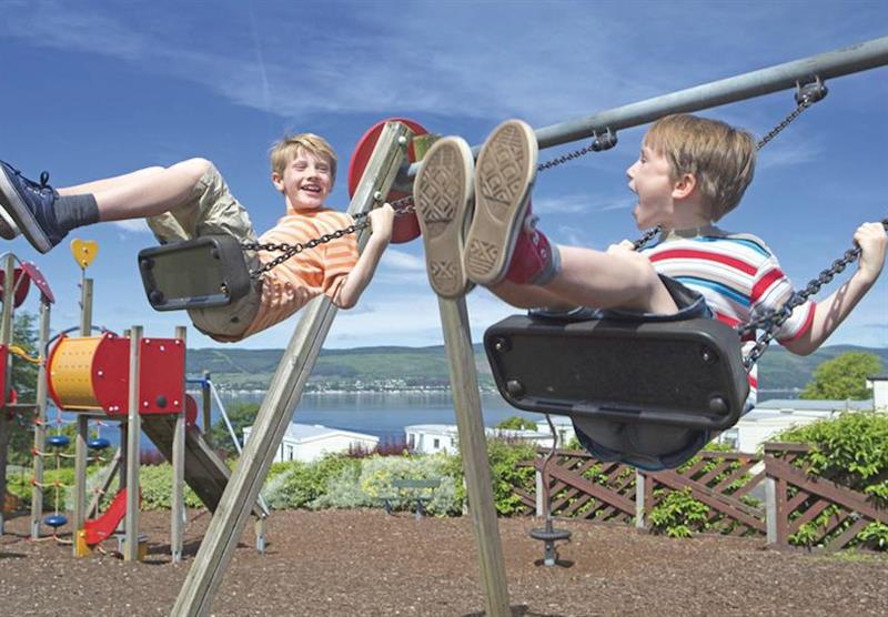 Adventure play park at Wemyss Bay in Renfrewshire, Western Scotland, South West Scotland