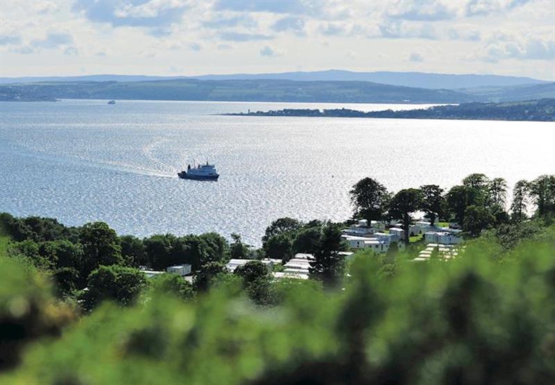 Views from the park at Wemyss Bay in Renfrewshire, Western Scotland, South West Scotland