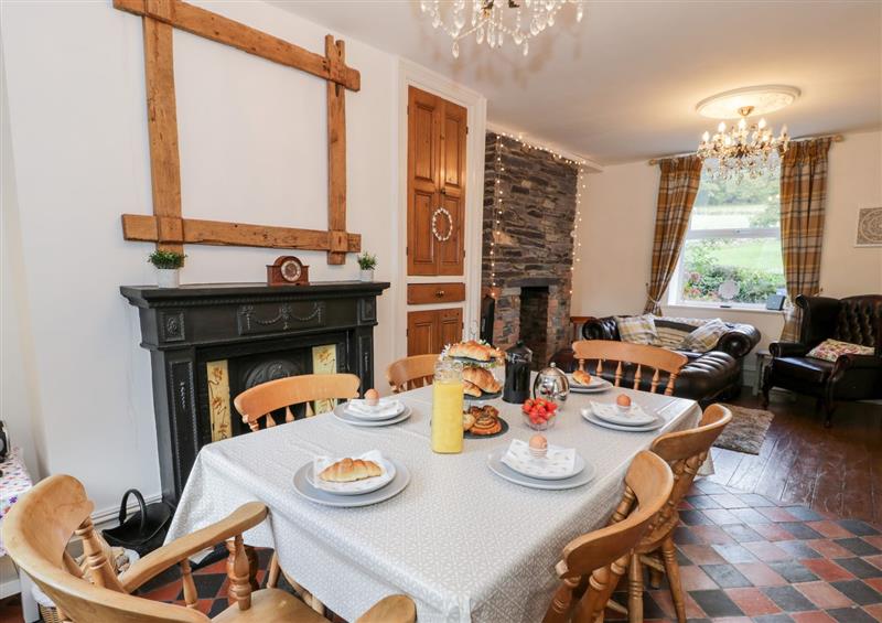 The dining room at Wenallt, Nantlle