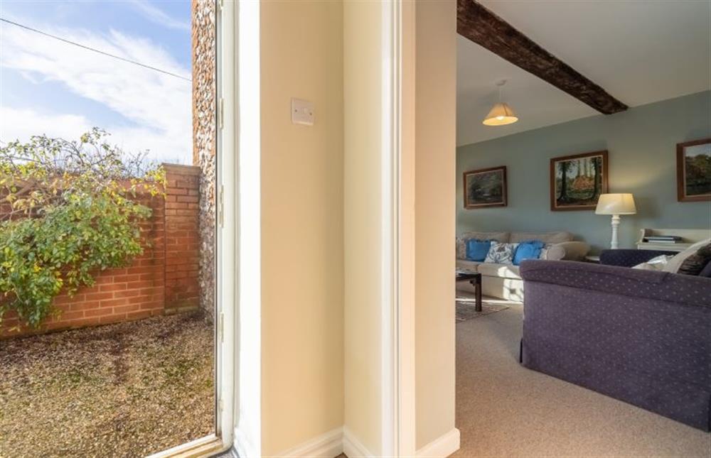 Ground floor: Showing entrance and view into sitting room at Wensum Farm Cottage, West Rudham near Kings Lynn