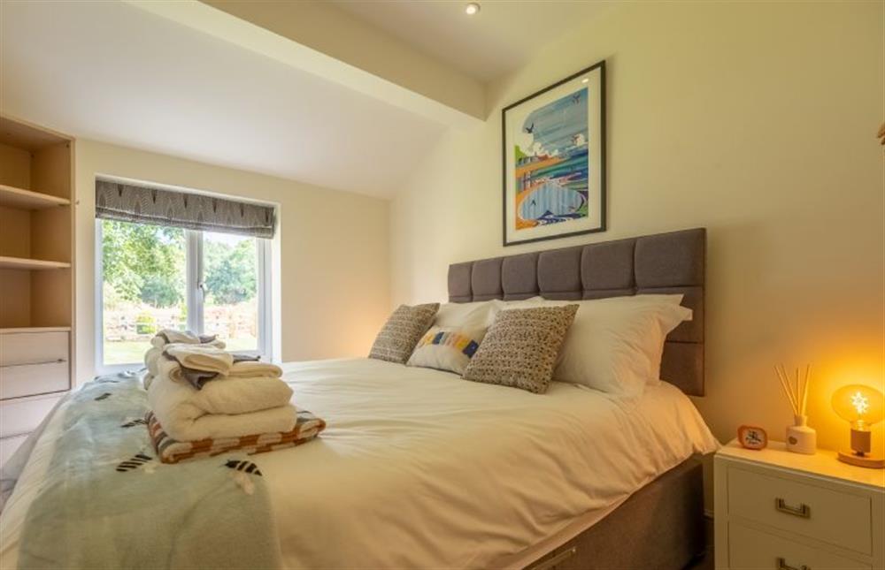 Bedroom Five with King size bed at Wensum Retreat, South Raynham near Fakenham