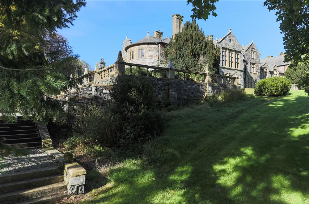 The beauty of nature surrounds this Grade II listed manor house at Wern Manor, Porthmadog