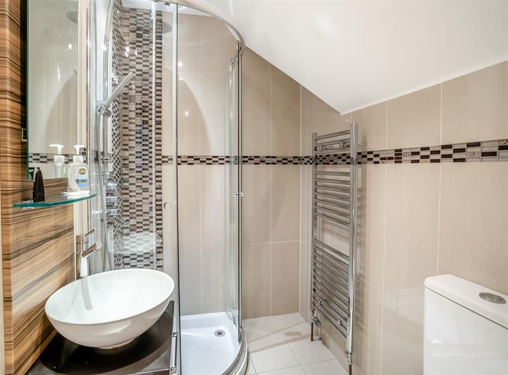 Shower room at Wernddu Fechan House in Neath, West Glamorgan