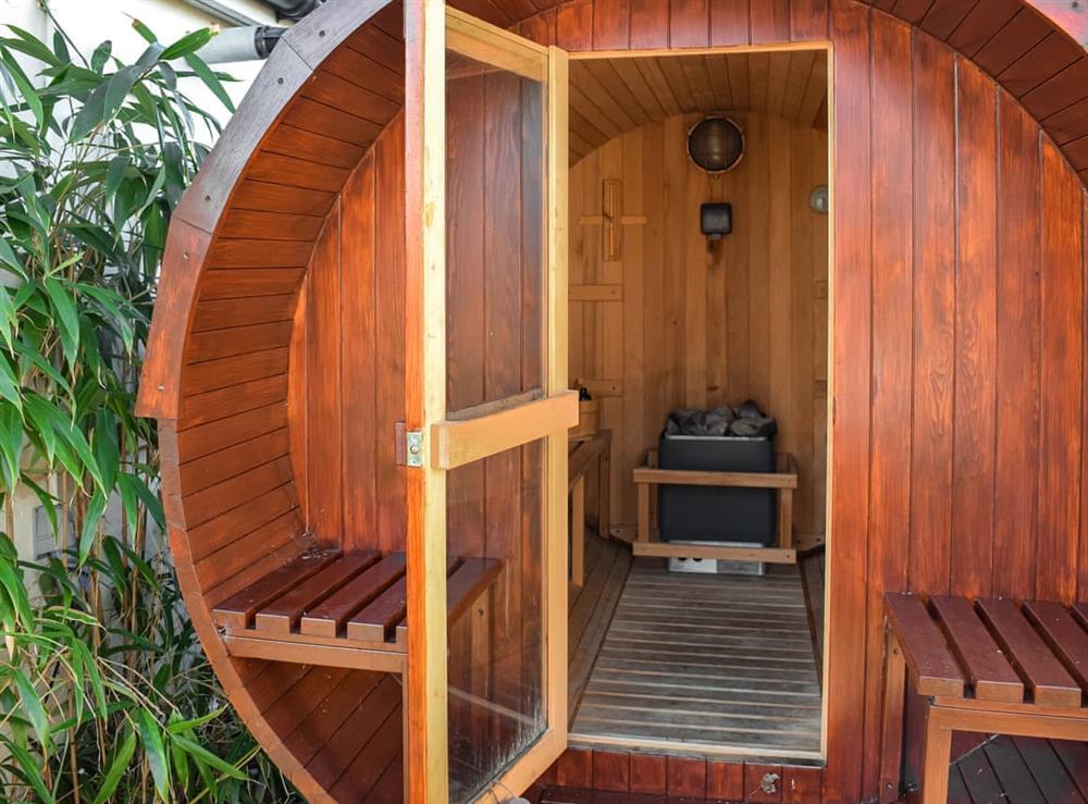 Sauna at Wessex Studio in East Wittering, near Selsey, West Sussex