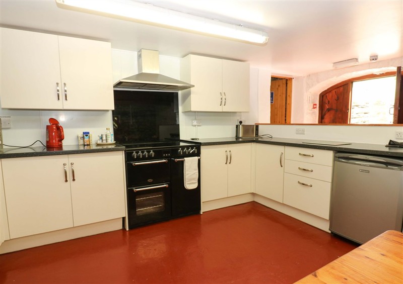 Kitchen at West Barn Bunkhouse, Reeth