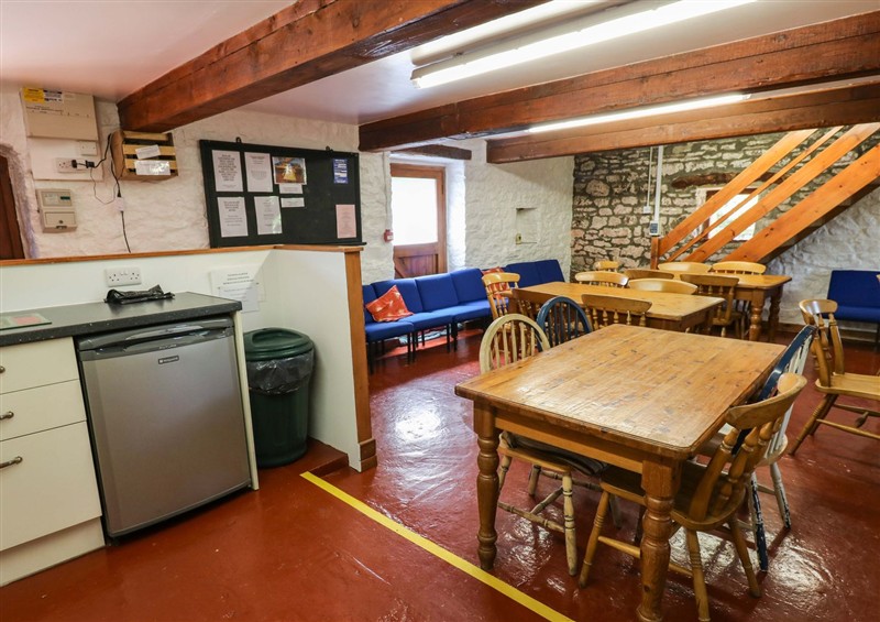 One of the 2 bedrooms at West Barn Bunkhouse, Reeth