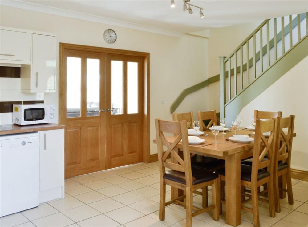Convenient dining area within kitchen at West Barr Farmhouse, 