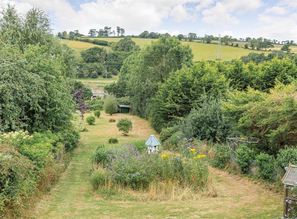Garden at West Brae in Bishops Tawton, near Barnstaple, Devon