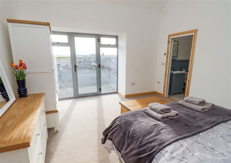 One of the bedrooms at West Burton Hemmel, Bamburgh
