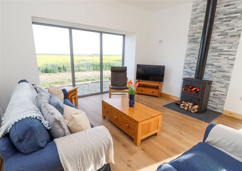 The living room at West Burton Hemmel, Bamburgh