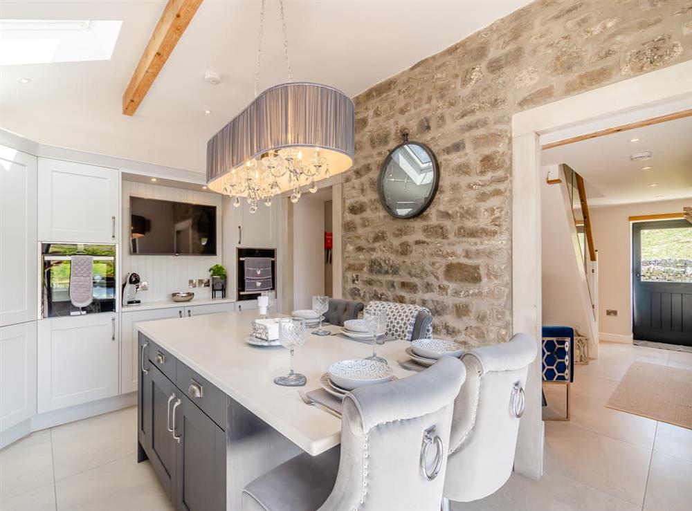 Kitchen/diner at West Calf Barn in Oughtershaw, near Buckden, North Yorkshire
