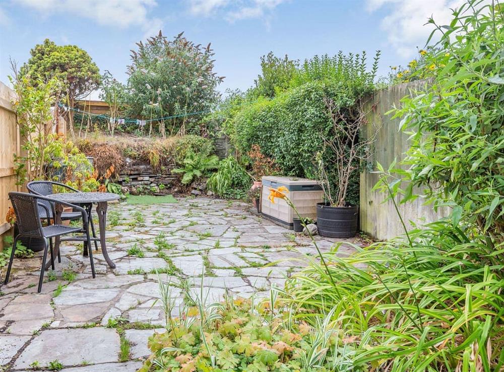 Garden at West Cottage in Camelford, Cornwall