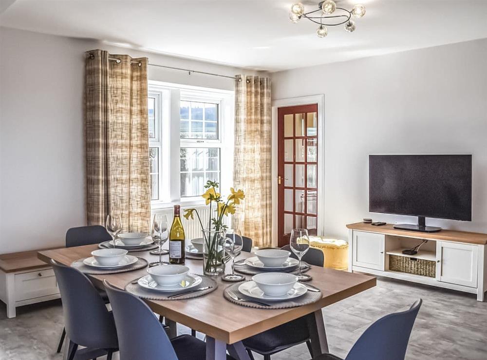 Open plan living space at West Cottage in Freuchie, Nr Cupar, Fife