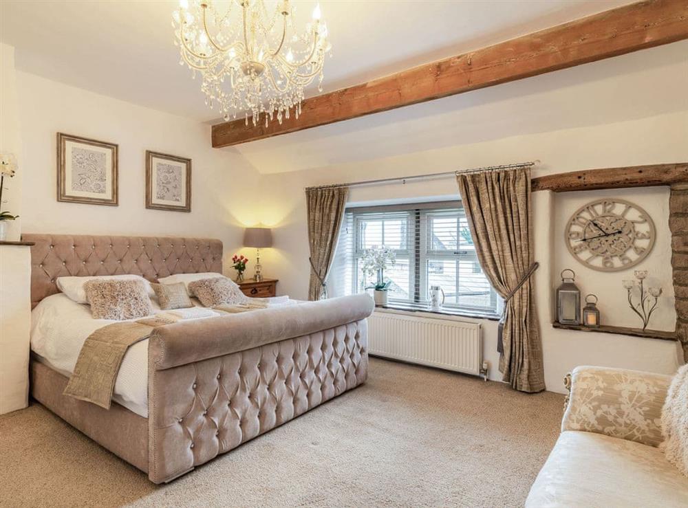 Double bedroom at West Cottage in Padiham, Lancashire