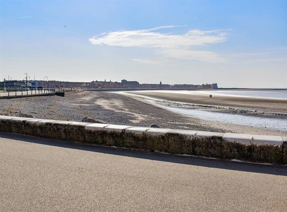 Morecambe Bay at West End Bay in Morecambe, Lancashire