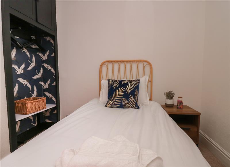 One of the bedrooms at West End Bay, Morecambe