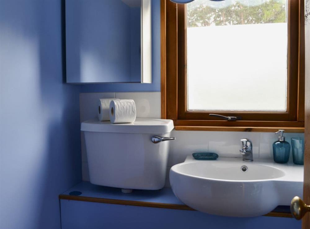 Bathroom at West End Cottage in Carrbridge, near Aviemore, Highlands, Inverness-Shire