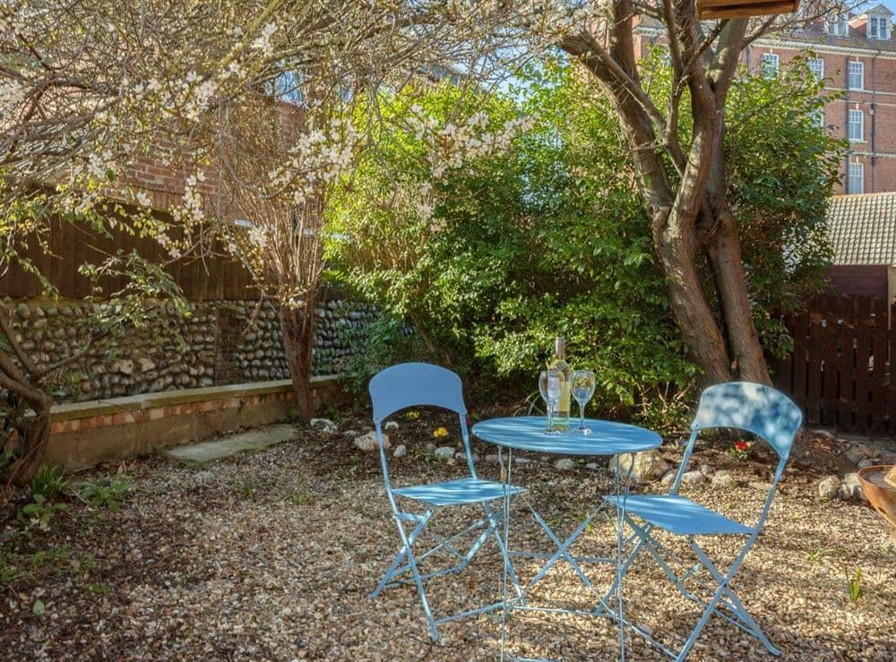 Charming sitting out area (photo 2) at West End Cottage in Sheringham, Norfolk