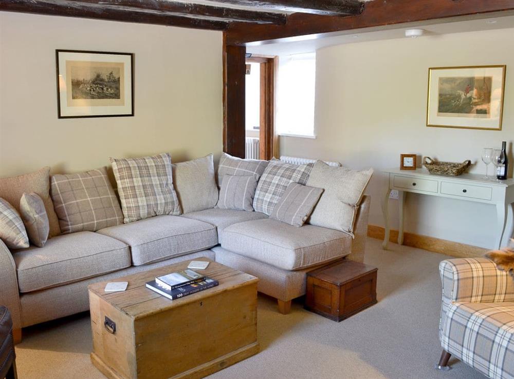 Characterful living room at West End Cottage in Whittingham, near Alnwick, Northumberland