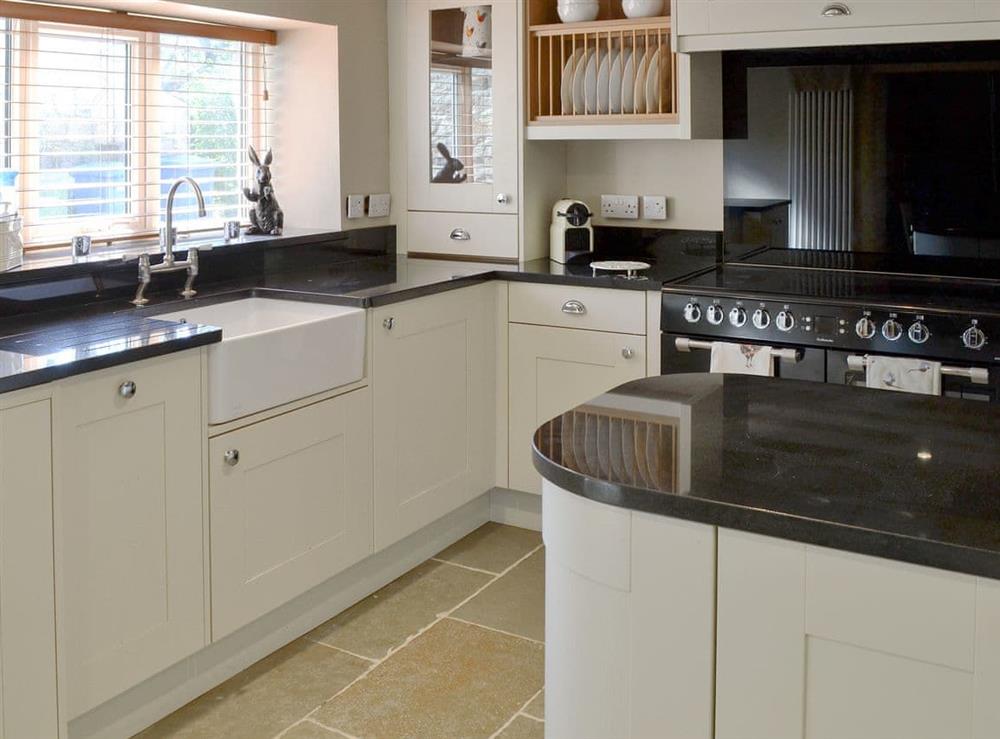 Stylish well equipped kitchen at West End Cottage in Whittingham, near Alnwick, Northumberland