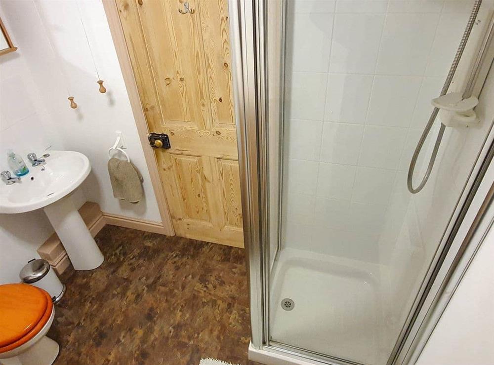 Shower room at West End Farmhouse in Ulrome, near Bridlington, North Humberside