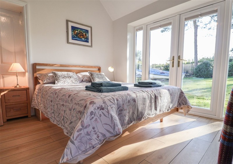 This is the bedroom at West End, Martlesham Village