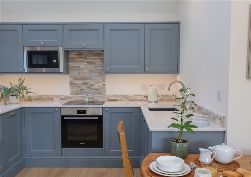 This is the kitchen at West End, Martlesham Village