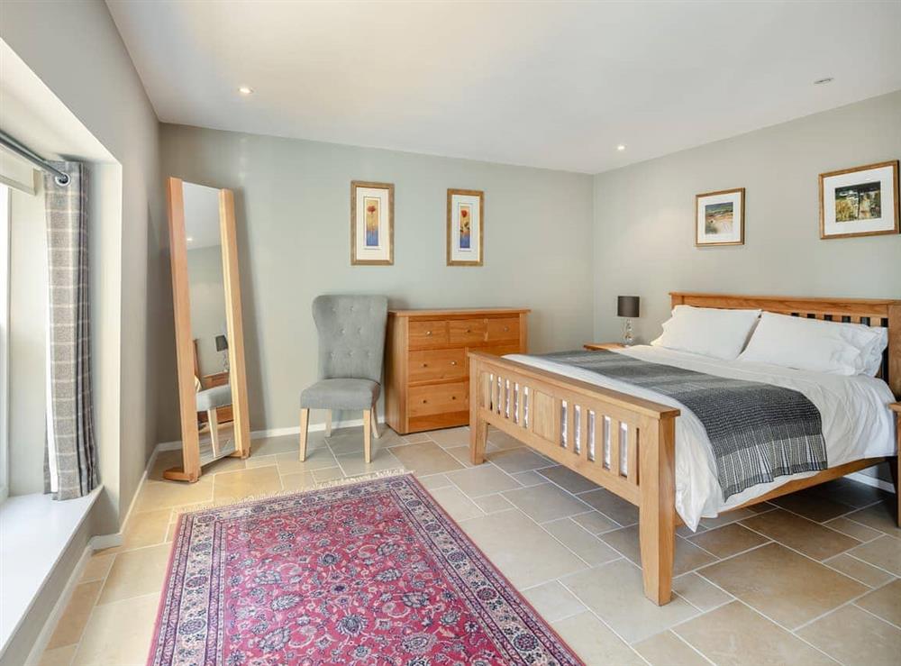Double bedroom at West Eninteer Cottage in Muir of Fowlis, Aberdeenshire