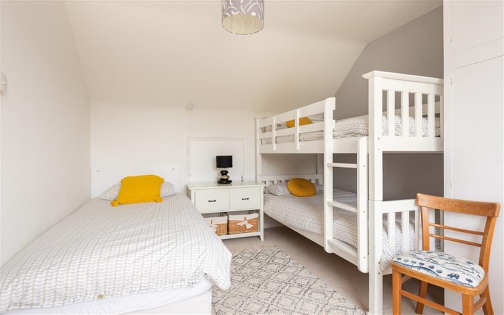 Bedroom 4 triple bedroom at West Haven in Kingsbridge