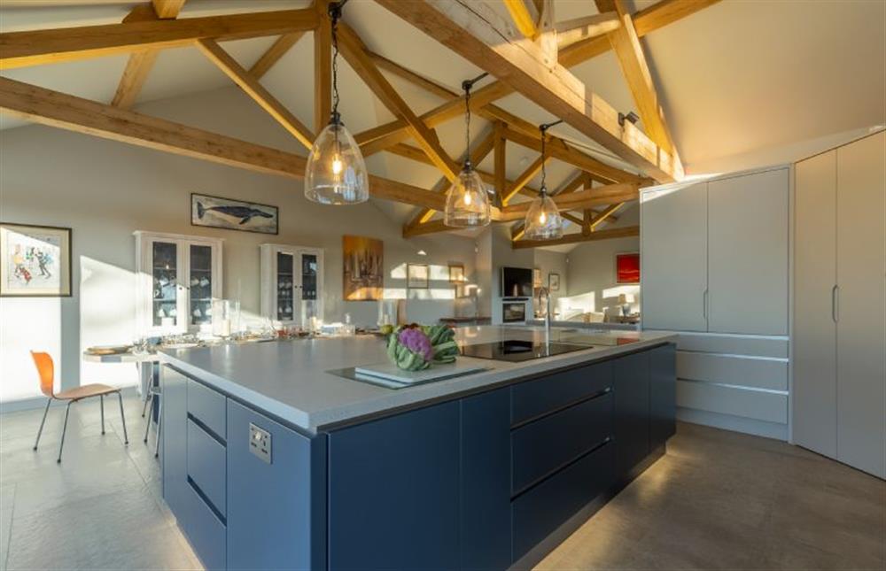 Ground floor: Beautiful well-equipped kitchen at West Heath, Brancaster Staithe near Kings Lynn