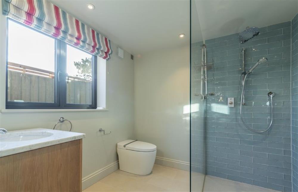 Ground floor: Bedroom three en-suite shower room at West Heath, Brancaster Staithe near Kings Lynn