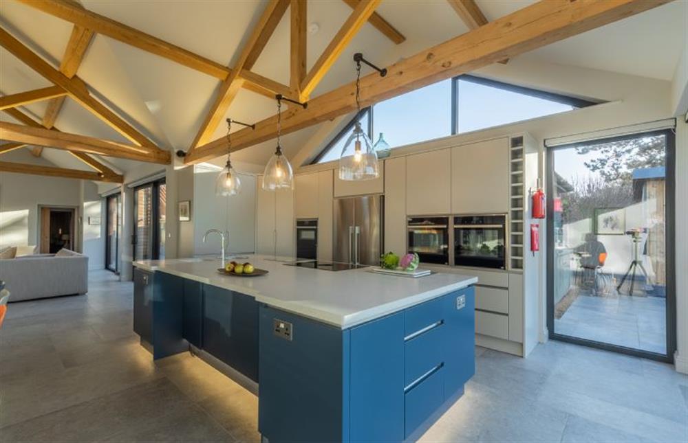 Ground floor: The kitchen is prefect for large numbers at West Heath, Brancaster Staithe near Kings Lynn