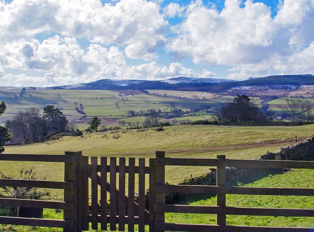 Incredible countryside views at West Hills Lodge in Rothbury, Northumberland