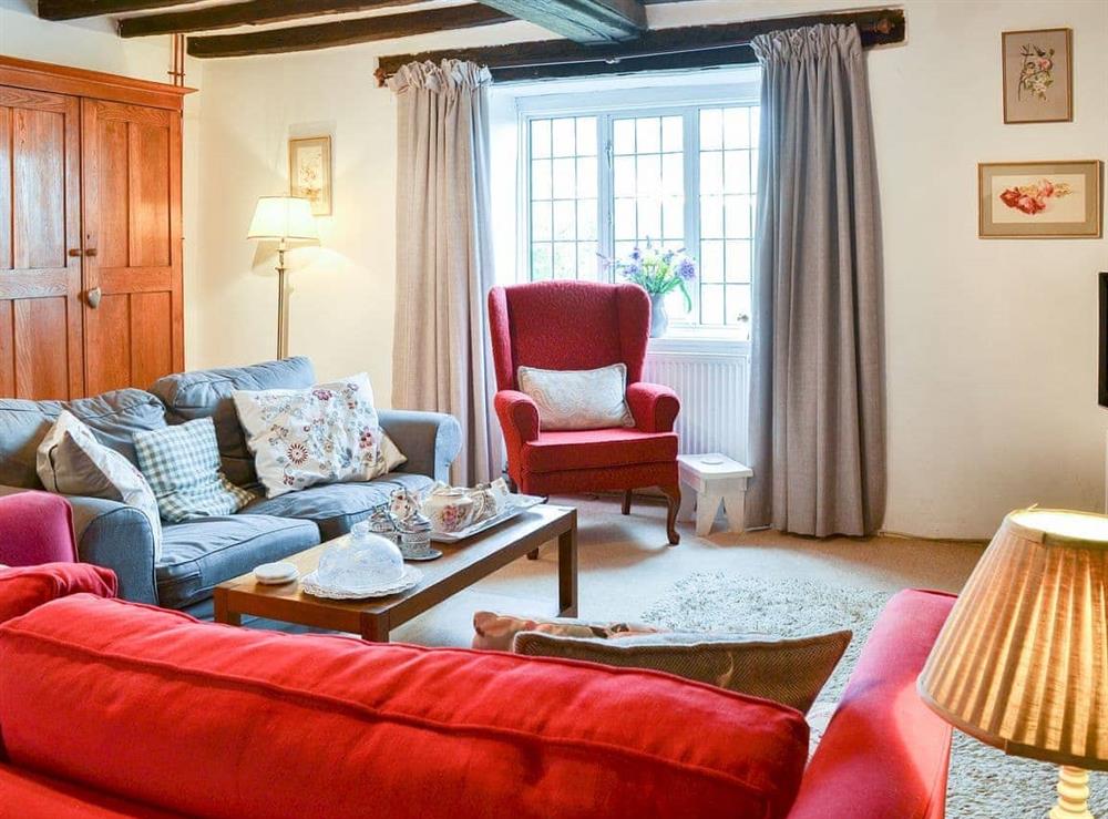 Lovely and comfortable living room at West Hurscott Cottage in Hurscott, near Barnstaple, Devon
