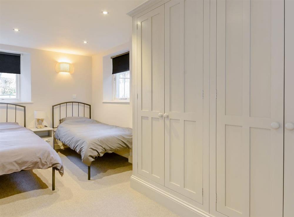 Twin bedroom at West Lodge in Bakewell, Derbyshire