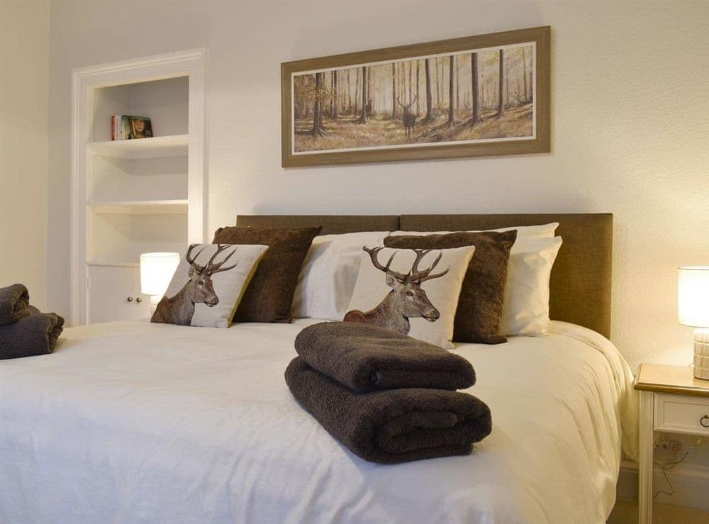Peaceful double bedroom at West Lodge in Banchory, Kincardineshire