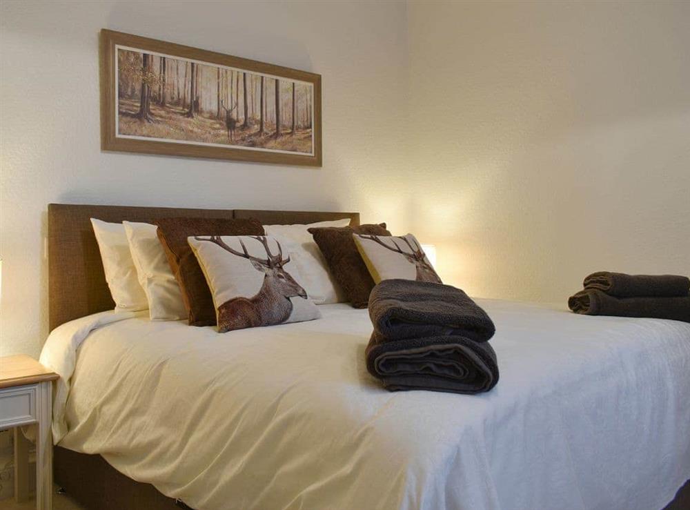 Relaxing double bedroom at West Lodge in Banchory, Kincardineshire
