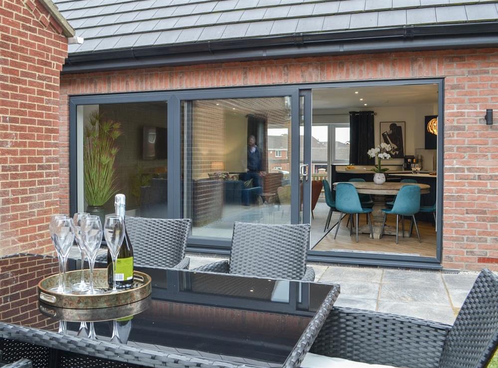 Outdoor area at West Lodge in Bridlington, North Humberside