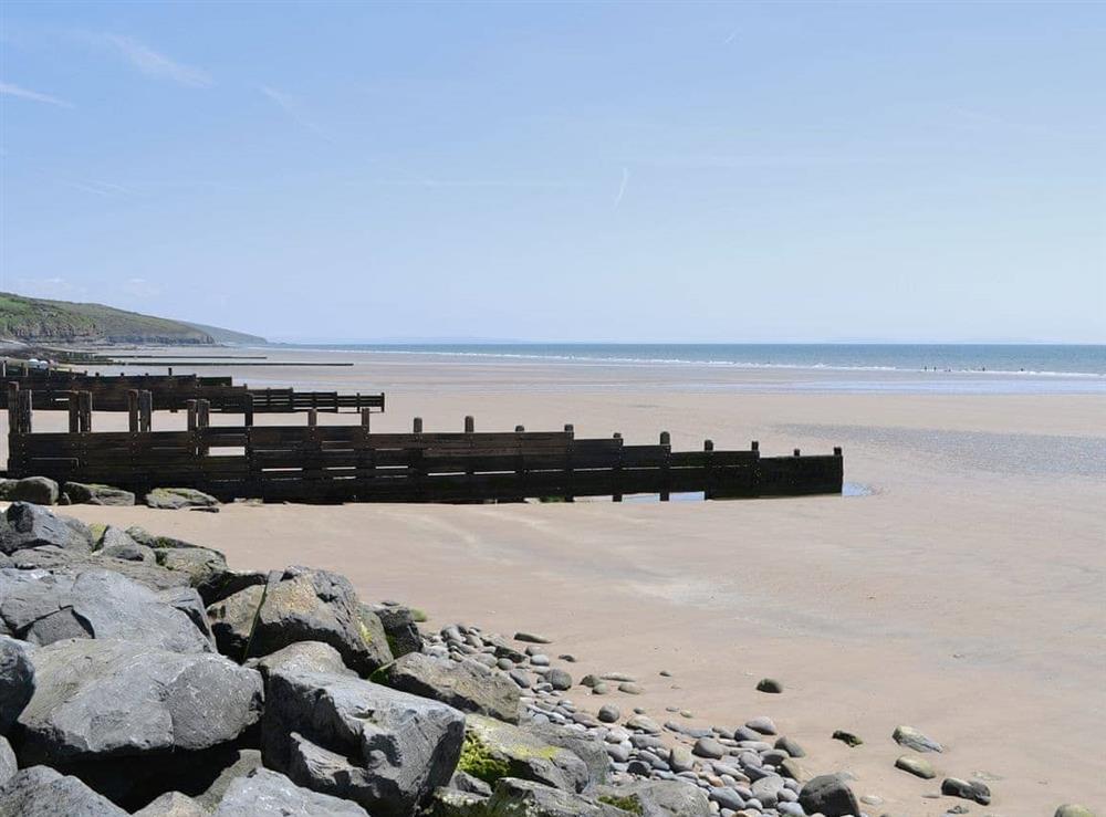 Amroth beach at West Rose Barn in Red Roses, near Whitland, Carmarthens., Dyfed