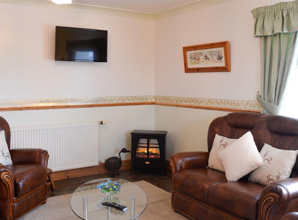 Living room at West Tannacrieff in Fenwick, near Kilmarnock, Ayrshire