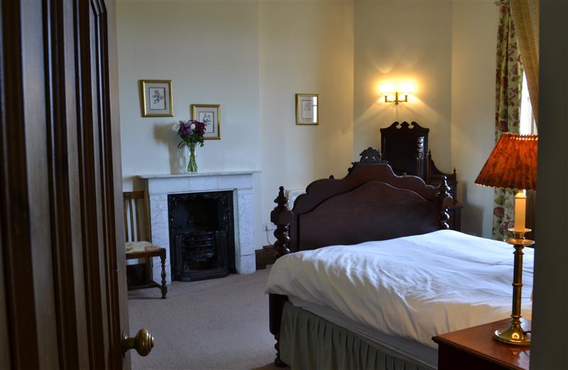 This is a bedroom at West Tower Apartment, Berrynarbor near Ilfracombe