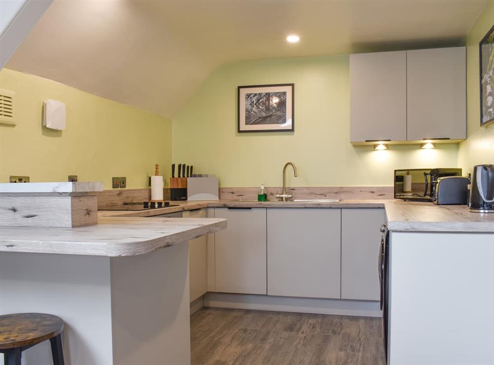 Kitchen area at West View Apartment in Bowness-on-Windermere, Cumbria