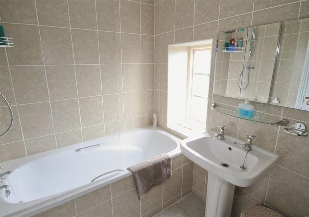 Bathroom at West View Cottage in Bakewell, Derbyshire