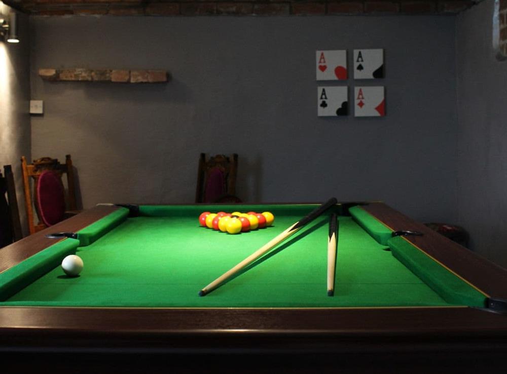 Games room at West View Cottage in Bishop’s Frome, near Ledbury, Herefordshire