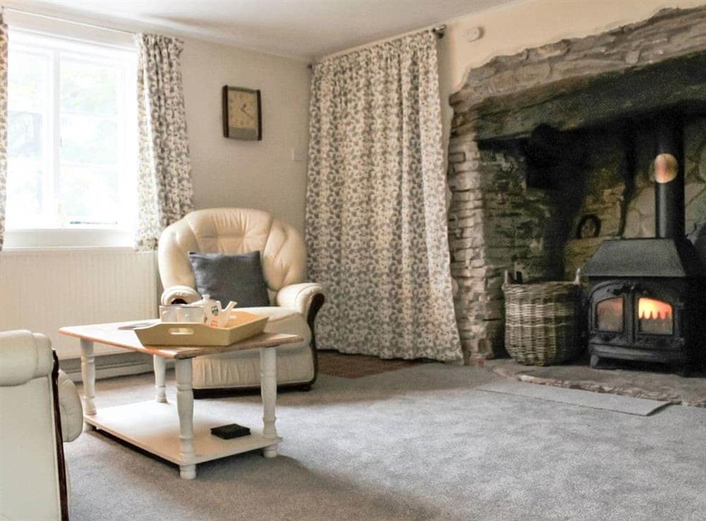 Living room at West View Cottage in Bishop’s Frome, near Ledbury, Herefordshire