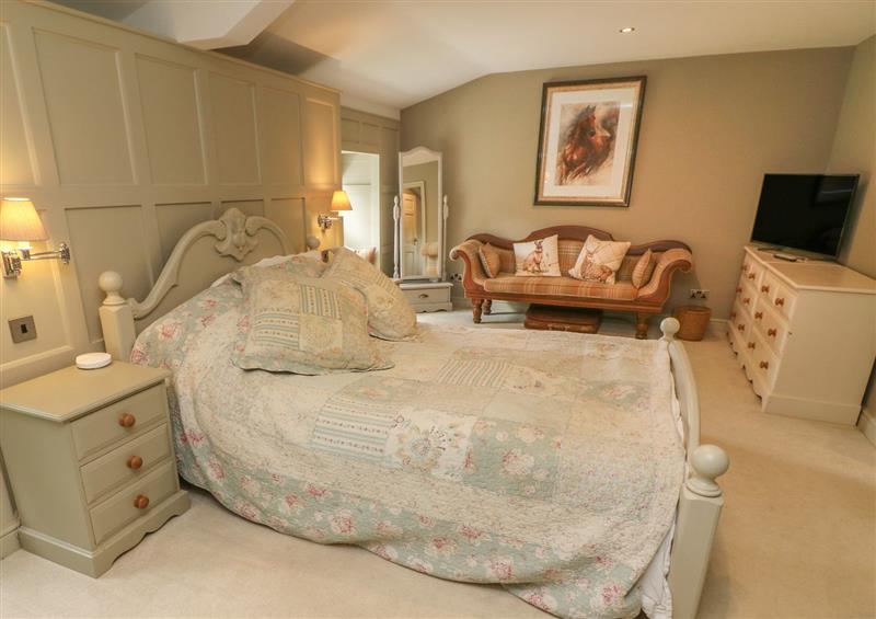 One of the bedrooms at West View Cottage, Priest Hutton near Carnforth