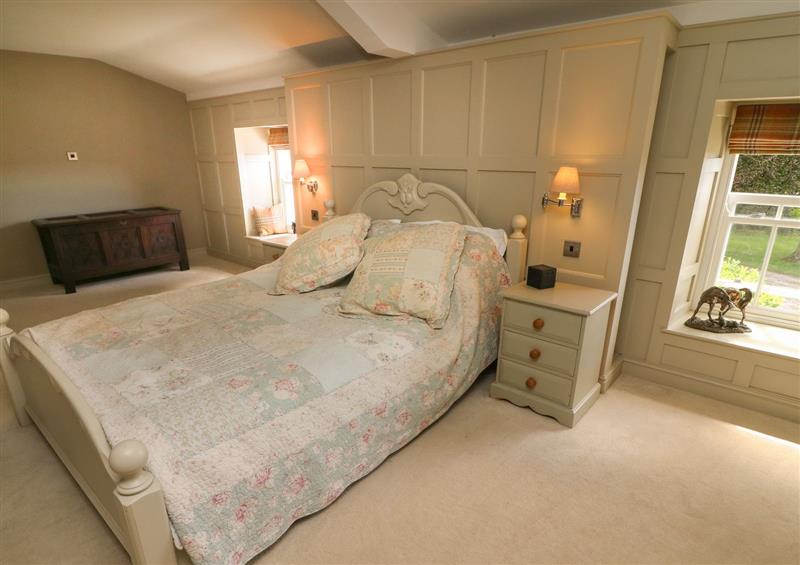 This is the bedroom at West View Cottage, Priest Hutton near Carnforth
