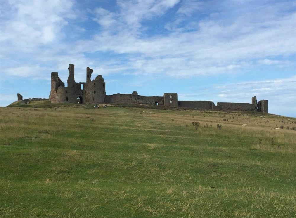 Dunstanburgh Castle at West View Cottage in Seahouses, Northumberland