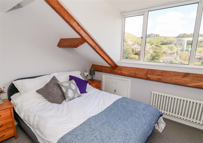 Double bedroom with views at West View Cottage, Settle, North Yorkshire
