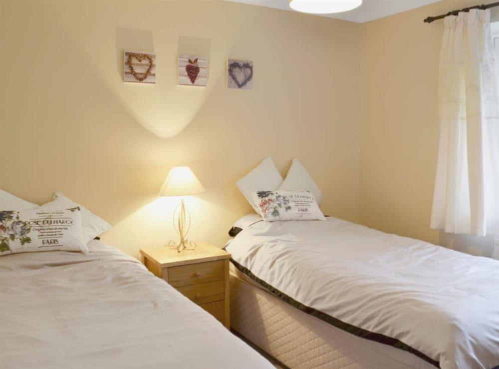Twin bedroom at West View in Sturminster Marshall, near Wimborne, Dorset